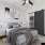 a bed in a bedroom