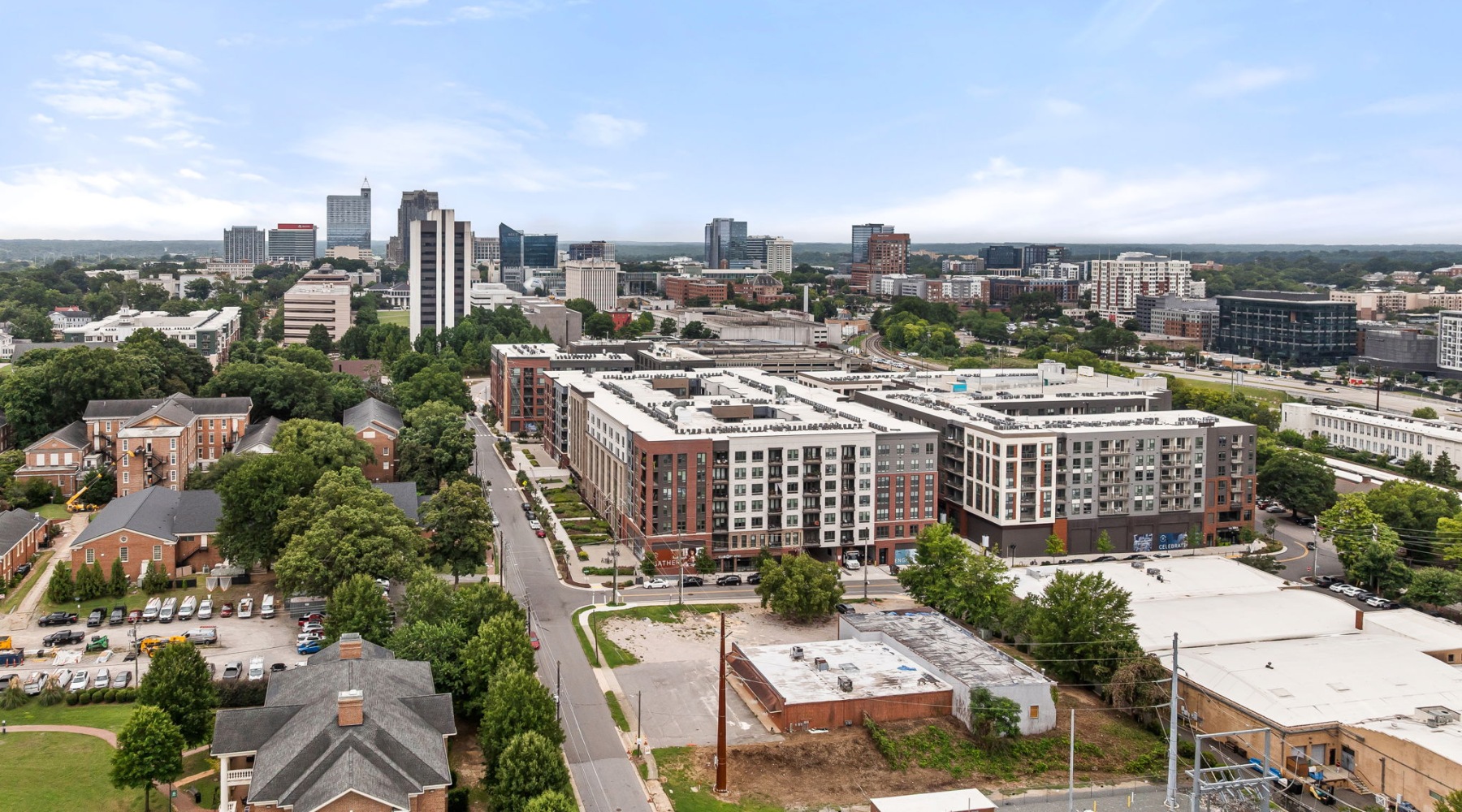 city in the background with buildings