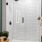 walk in shower with glass doors